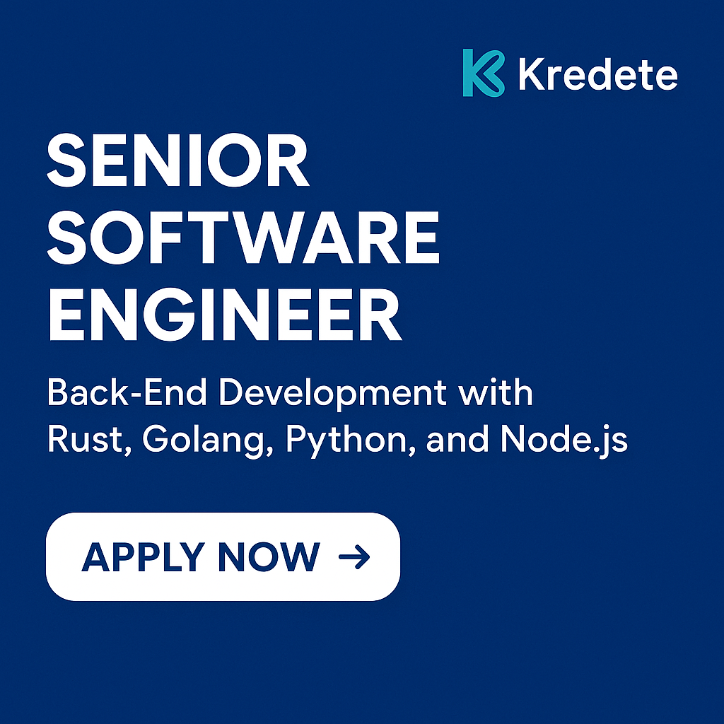 Senior Software Engineer at Kredete - Recruitment Boss